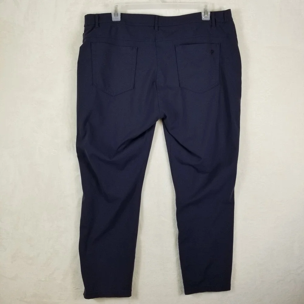 Public Rec Work to Play Pants‎ Mens 42x30 Navy Blue Stretch Chino Trousers